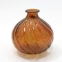 Recycled Glass Vase | 17cm Spiral, thumbnail 4 of 8