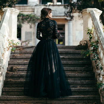 Black Maxi Tulle Skirt For Brides And Bridesmaids, 5 of 12