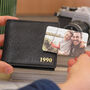 Personalised Birth Year Leather Wallet, thumbnail 3 of 5