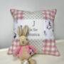 Peter Rabbit© Alphabet Cushion Gingham, thumbnail 4 of 10
