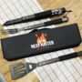 Personalised Meat Master Barbecue Tool Set, thumbnail 1 of 3