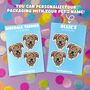 Personalised Afghan Hound Dog Face Stickers, thumbnail 7 of 8