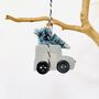 Christmas Tree On Car Roof Hanging Decoration, thumbnail 1 of 5