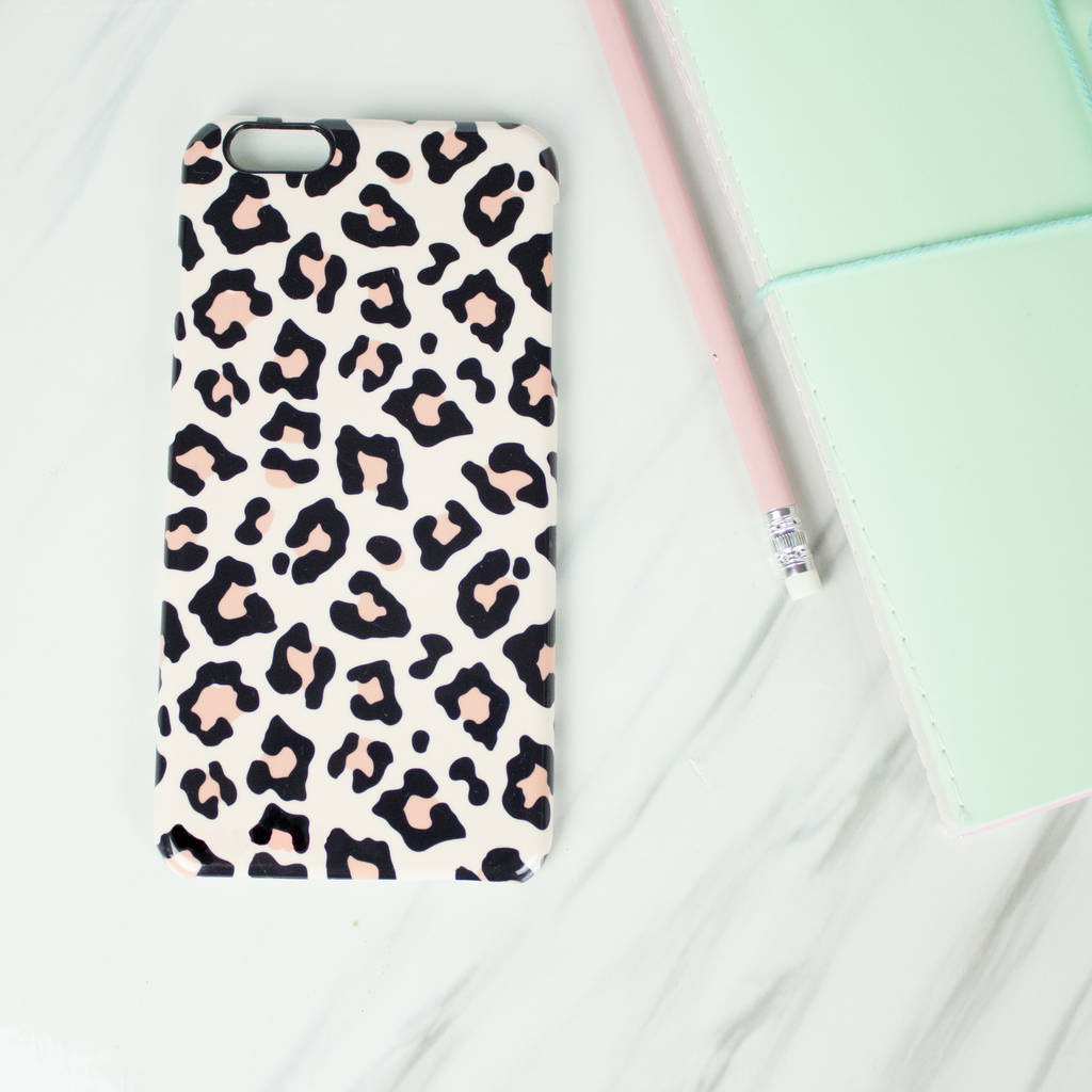 leopard print phone bag