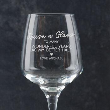 Personalised Engraved Champagne Flute Anniversary Gift, 12 of 12