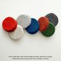 Fair Trade Handmade Eco Felt Coaster Vase Mat 4pc Set, thumbnail 1 of 12