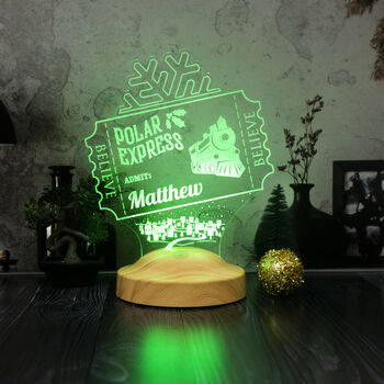 Night Lamp, Polar Express Gift For Christmas, 7 of 8