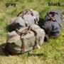 Canvas Holdall Duffel With Front Pockets, thumbnail 2 of 12