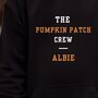 Personliased Pumpkin Patch Crew Hoody, thumbnail 2 of 3