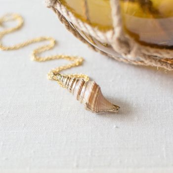 Natural Shell Pendant Necklace, 5 of 6