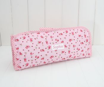 Personalised Wipe Clean Oilcloth Changing Mat, 3 of 3
