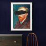 Van Gogh Graffiti Brush Stroke Art Print, thumbnail 4 of 4