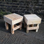 Handmade Reclaimed Timber Stool Or Side Table, thumbnail 1 of 3