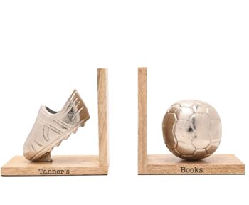 Personalised Football Bookends, 3 of 3