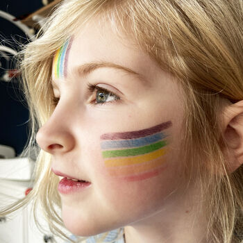 Pride Rainbow Face And Body Paint Set, 3 of 3