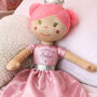 Personalised 'I Belong To' Princess Rag Doll, thumbnail 3 of 7