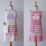 Personalised Handwoven Pure Cotton Kitchen Apron, thumbnail 8 of 12