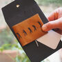 Personalised Leather Golf Lovers Leather Card Holder, thumbnail 4 of 6