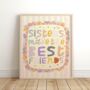 Sisters Make The Best Friends Print, thumbnail 1 of 2