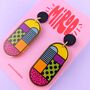 Graphic Pattern Acrylic Earrings, thumbnail 2 of 9