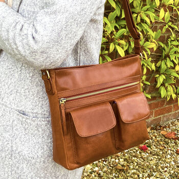 Women's Genuine Leather Shoulder Bag, Cross Body Bag, 2 of 5