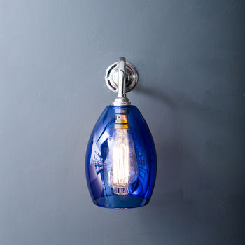 Coloured Glass Wall Light, 4 of 12