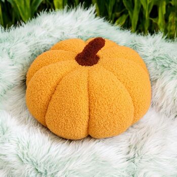 Boucle Autumn Pumpkin Decor / Cushion, 9 of 10