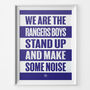 Queens Park Rangers 'Rangers Boys' Football Song Print, thumbnail 1 of 3