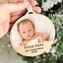 Personalised Photo Wooden Christmas Decoration, thumbnail 2 of 4