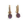 Purple Amethyst Designer Earrings Gift For Her, thumbnail 1 of 3