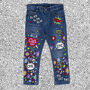 Kids Personalised Hand Painted Jeans, thumbnail 2 of 12
