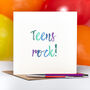 Teens Rock! Card, thumbnail 1 of 2