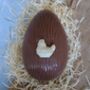 Organic Milk Chocolate Easter Egg With White Chocolate Easter Animal And White Buttons, thumbnail 2 of 6