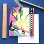Pack Of Five Tropical Pop Art Cards, thumbnail 3 of 7