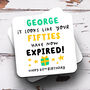 Personalised 60th Birthday Mug 'Fifties Have Expired', thumbnail 2 of 2