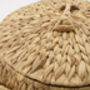 Set Of Three Handwoven Hyacinth Baskets, thumbnail 3 of 4