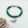 Personalised Dinosaur Charm Bracelet, Boys Bracelet, thumbnail 1 of 12