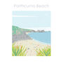 Porthcurno Beach Cornwall Travel Print, thumbnail 4 of 6