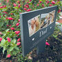 Personalised Large Photo Memorial Slate Plant Marker, thumbnail 6 of 7