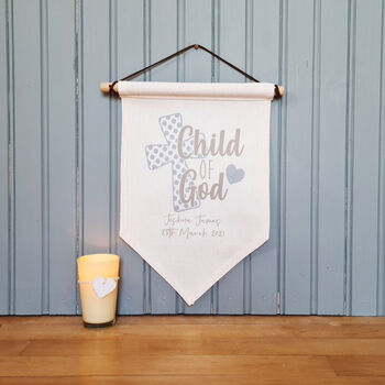 'Child of God' Wall Hanger Baby/ Child/ Baptism, 3 of 7
