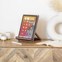 Hambleden Elegant Wood Inlay Stand For iPad And Cookbook, thumbnail 5 of 8