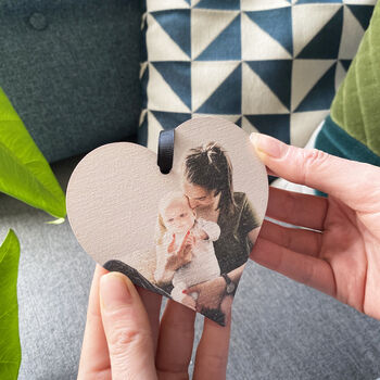 First Mother's Day Photo Heart Decoration, 11 of 12