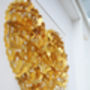 Framed Golden Wedding Anniversary 3D Butterfly Heart, thumbnail 5 of 12