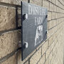 Personalised Dairy Cow Slate House Number Sign, thumbnail 2 of 2
