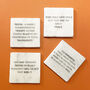 Set Of Four Ceramic Famous Tennis Quotes Coasters, thumbnail 3 of 3