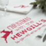 Personalised Family Table Cloth And Napkin Linen Set, thumbnail 3 of 6