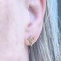 60th Birthday Star Earrings In Colours: Gold, Silver, Rose Gold, thumbnail 4 of 12