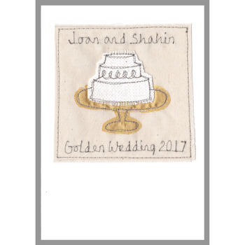 Personalised Wedding Cake Wedding Or Anniversary Card, 2 of 12