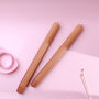 G Decor Velluto Bruciato Set Of Two Extra Tall Dinner And Taper Candles With Ribbed Velvet Matte Finish, thumbnail 3 of 3
