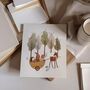 Woodland Carriage And Forest Friends Nursery Art Print – Whimsical Animal Wall Art For Children’s Rooms, thumbnail 5 of 5
